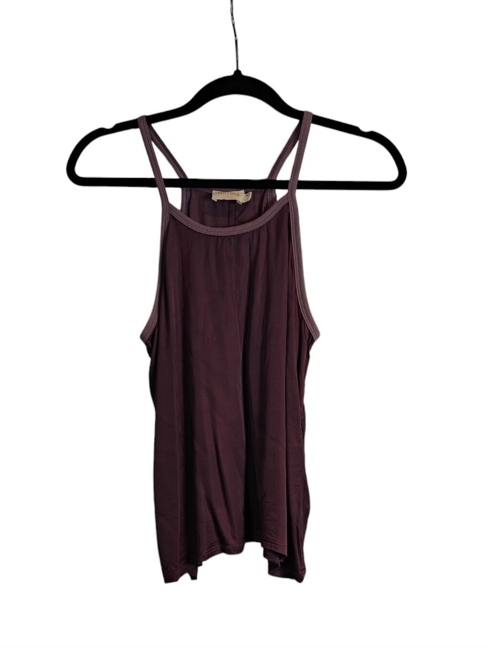 NATION LOS ANGELES Zora Relaxed Scoop Tank in Santa Fe Purple Size Small